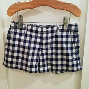 Girls Polo Ralph Lauren Blue Gingham Shorts